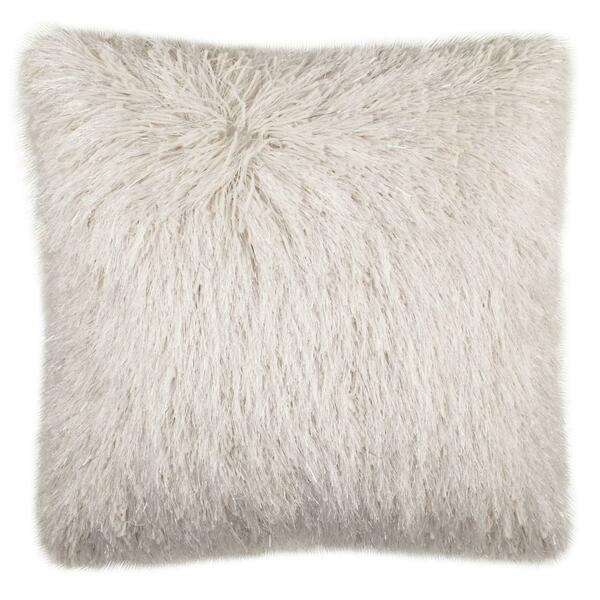 Safavieh Cali Shag Pillow, Silver PLS735C-1220